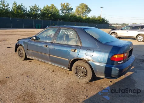 1995 Honda Civic Dx/Lx from USA, damaged, VIN 1HGEG854XSL021369